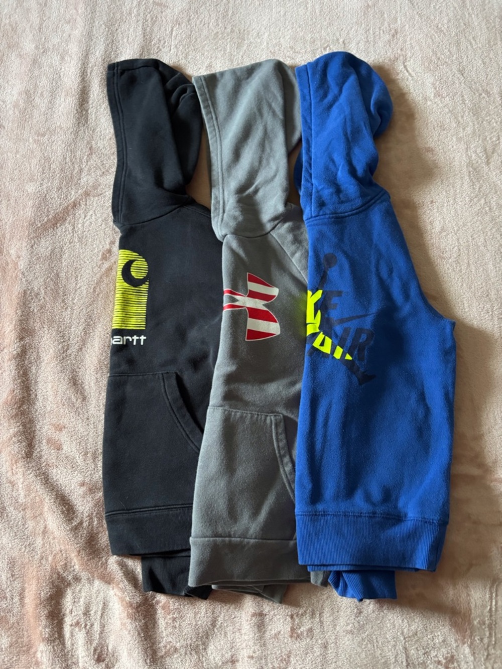 Kids Hoodie Bundle - Black, Gray, Blue